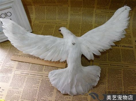 厂家直销仿真鸽子摆件灰鸽白鸽和平鸽展翅飞翔鸽羽毛鸟工艺品批发-阿里巴巴