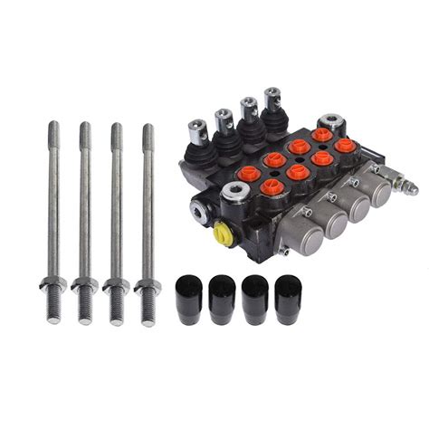 Buy findmall 4 Spool 11 GPM 3625 PSI Hydraulic Directional Control ...