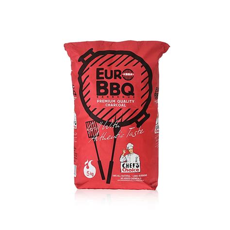 Grill BBQ - houtskool, EuroBBQ, 5 kg, zak | GOURMET VERSAND Online Winkel