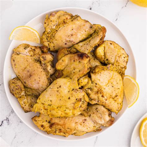 Air Fryer Lemon Pepper Chicken Thighs | Air Frying Foodie