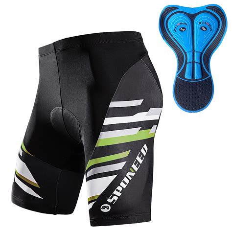 Bicycle Shorts for Men Padded Mens Road Cycling Short Pants Bike Biking ...