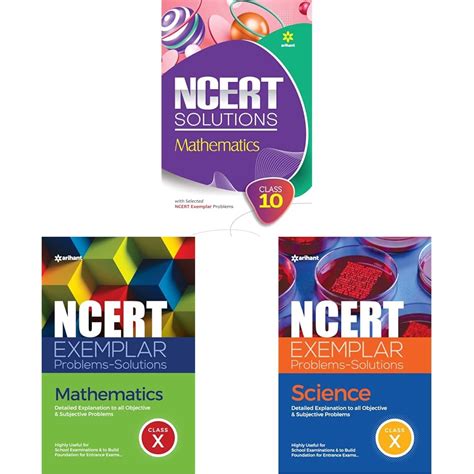 Buy Arihant NCERT Solutions Mathematics for Class 10th & Arihant NCERT ...