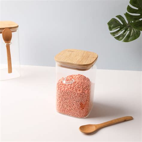 Glass Jar With Seal - Medium Online - Premium Airtight Jar | Nestasia