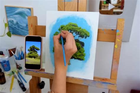 Image result for How to Paint a Tree Tutorial