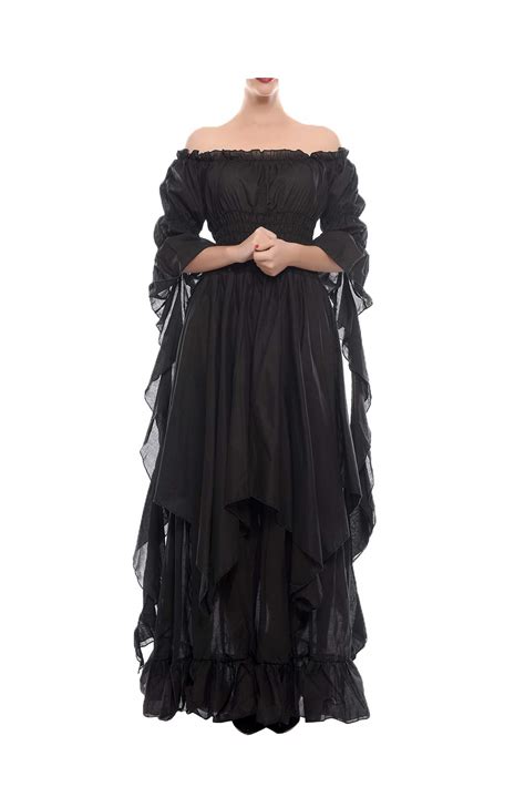 Buy NSPSTT Victorian Dress Renaissance Costume Women Gothic Witch Dress ...
