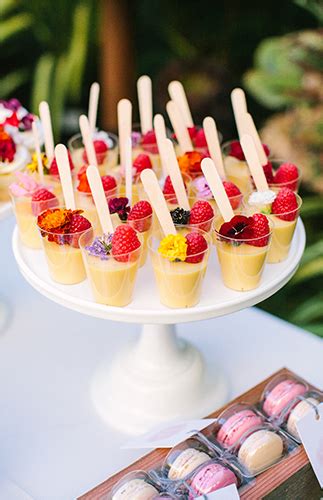 garden party bridal shower menu