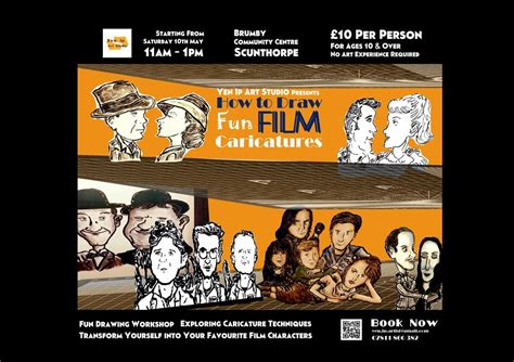 Caricature Workshop: Draw Yourself as Your Favorite Film Character ...