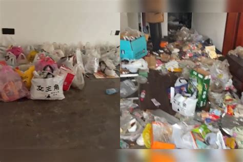 女租客房租到期留下满屋垃圾，卧室堆满外卖狗屎：保洁看见就跑