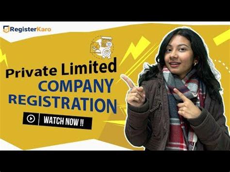 Private Limited Company Registration Online from ₹1999