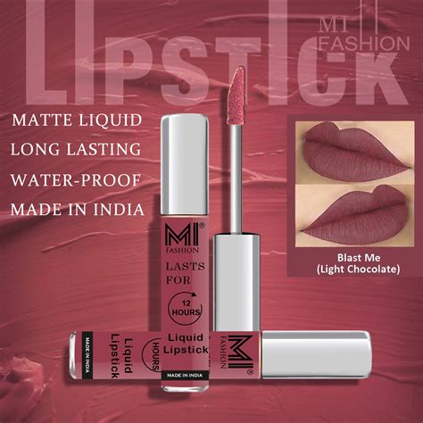 Buy MI Fashion Made in India Lipstick Combo Offers 100% Veg Long ...