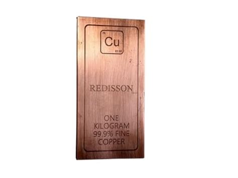 1 Kilogram 99.9% Pure Copper Bar by REDISSON Metals (Delivering Quality ...
