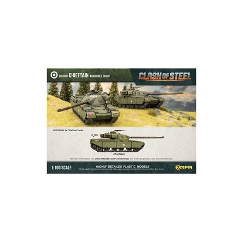 Acheter Clash of Steel - Chieftain Armoured Troop - Gale Force Nine ...