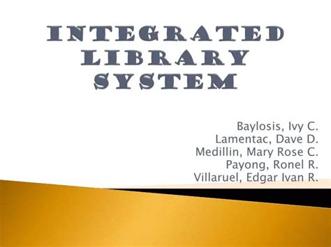 Integrated Library System How To 的图像结果