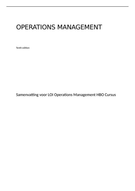 Operations Management Chapter 1 的图像结果