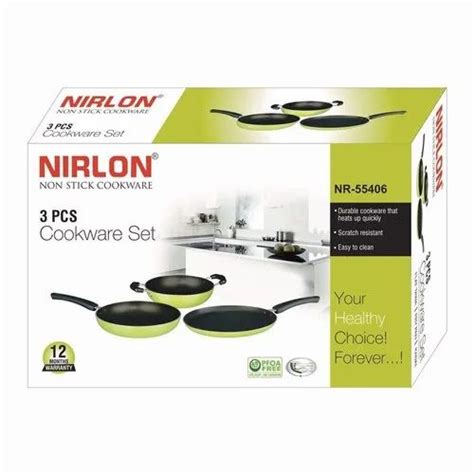 Non Stick Cookware Set - Dosa Tawa And Kadhai Wok Nonstick Set ...