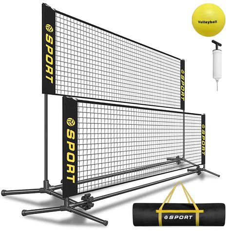 Snapklik.com : Furypiont 10 FT Mini Portable Tennis Net Equipment Set