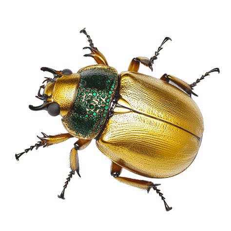 Iridescent Green Scarab Beetles