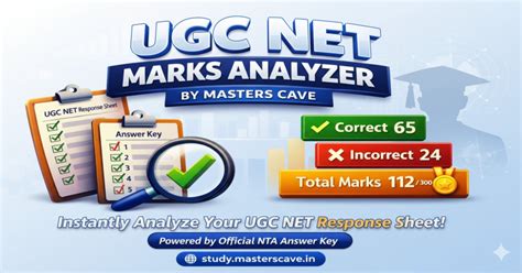 UGC NET LAW Marks Analyzer by Masters Cave