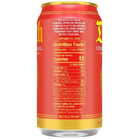 Liquid Death Cereal Criminal