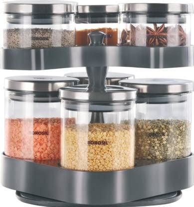 BOROSIL Glass Grocery Container - 300 ml, 600 ml Price in India - Buy ...