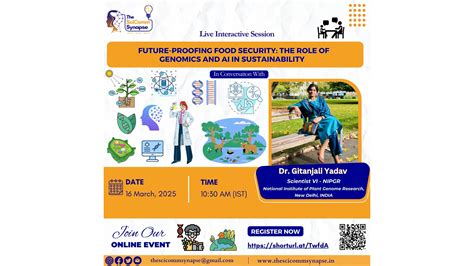 Future-proofing Food Security: The Role of Genomics and AI in ...