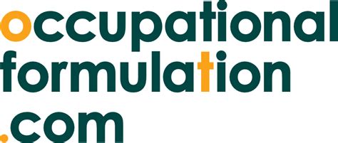 Image result for Occupational Formulation Example