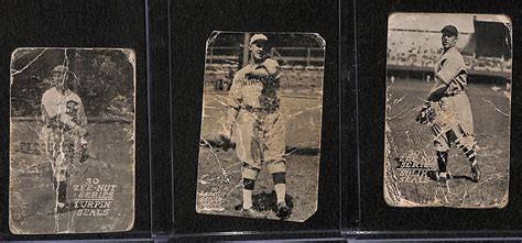 Lot Detail - Lot of (23) 1929-1930 Zeenut Pacific Coast League Baseball ...