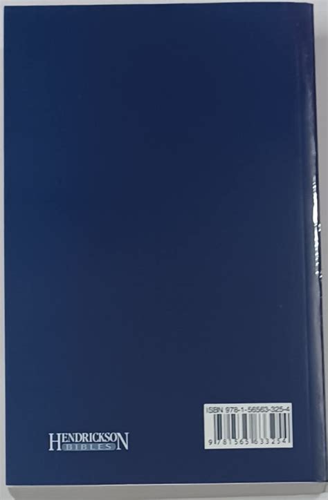 Holy Bible English KJV VERSION - Paper Back-HENDRICKSON Bibles Paperba ...