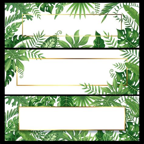 Jungle banner Vectors - Download Free High-Quality Vectors from Freepik ...