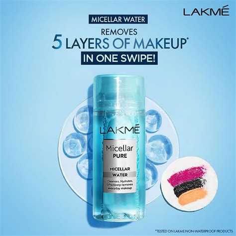 Lakme Micellar Water for Makeup Removal - 100mL – Kunchals