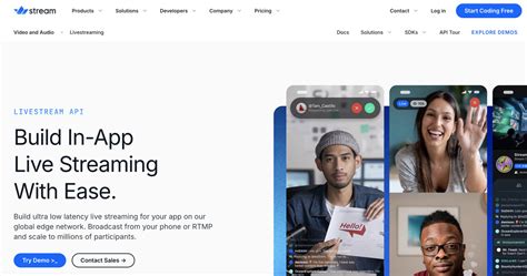 Live Streaming API 的图像结果