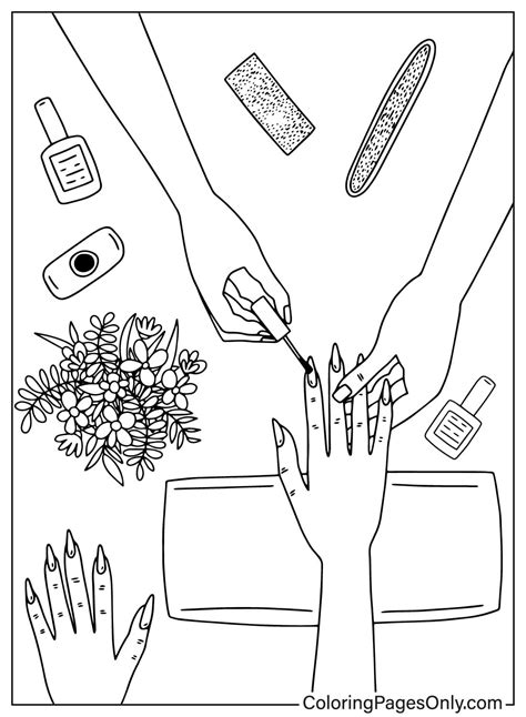 Nail Coloring Pages Kids Alphabet Colouring Nails Hammer Template ...