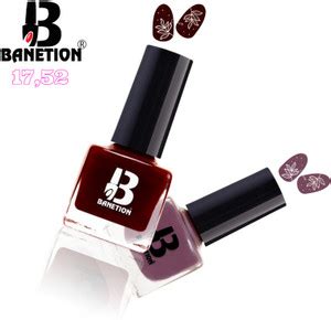 Banetion Quick Dry Long Lasting Nail Polish Combo#11 Mahroon - Price in ...