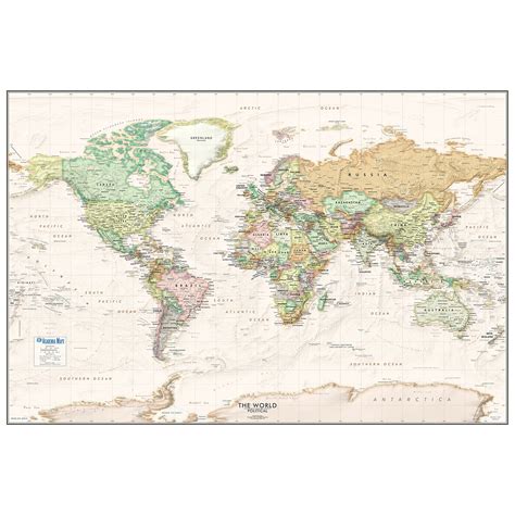 World Map Graphic Poster