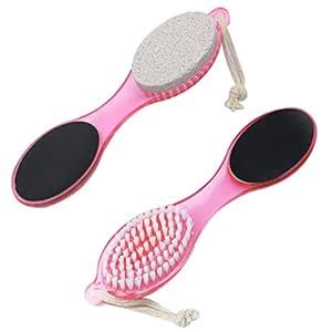 4 In 1 Multi Use Pedicure Paddle Brush - 4 Step Pedicure (Cleanse ...