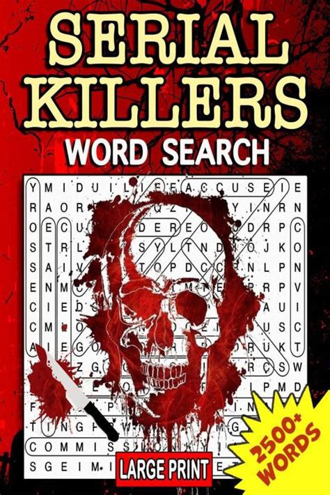 Serial Killers Word Search: Buy Serial Killers Word Search by Happy ...