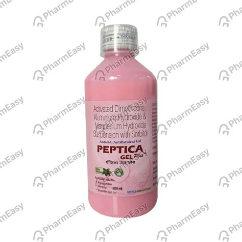 Buy Peptica Gel Plus Mint Flavour Sugar Free Bottle Of 200ml Oral Gel ...