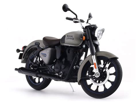 Royal Enfield Classic 350 Gunmetal Grey 1:12 Maisto licensed diecast ...