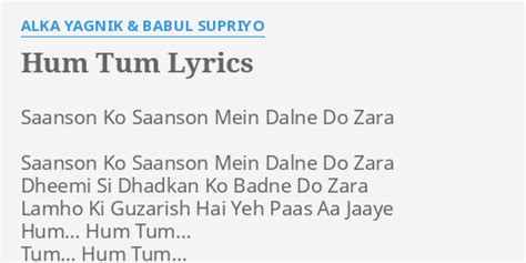 Image result for Hum Hum Hum Lyrics