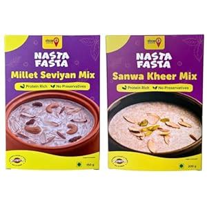 Kisaansay Combo of Millet Seviyan 150gm + Sanwa Kheer 200gm | 350gm ...