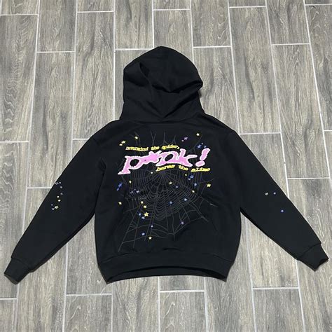 BLACK SPIDER HOODIE size small Dm if interested... - Depop