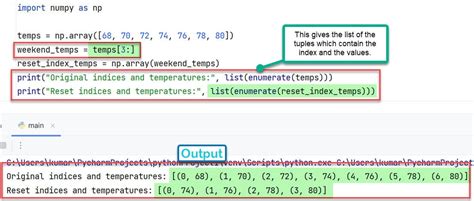 Image result for Indices Array in Python Numpy