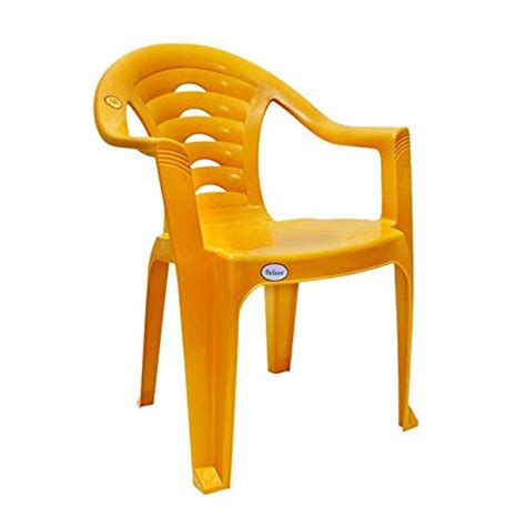Belazo Nexa Plastic Chair (Yellow, Set of 1) : Amazon.in: Home & Kitchen