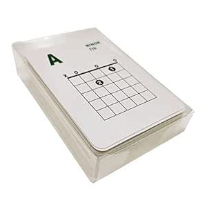 Feamos Guitar Chord Cards Includes The Major and Minor Scales 49 Guitar ...