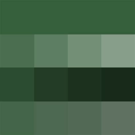 Hunter Green Color Palette for Art Projects