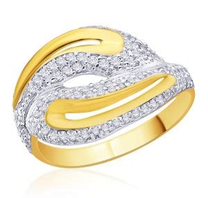 KARATCRAFT Cereni Ring 22kt Swarovski Zirconia Yellow Gold ring Price ...