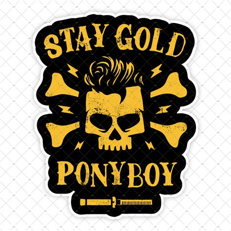 Stay Gold Ponyboy - Sticker - m00nshot