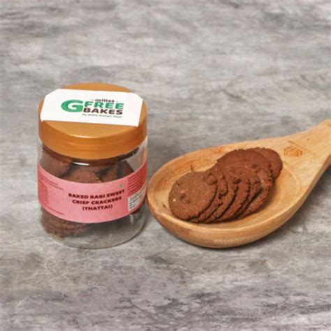 Millet Ragi Sweet Thattai Crisp Crackers 100gms Millet Magic – JITCO