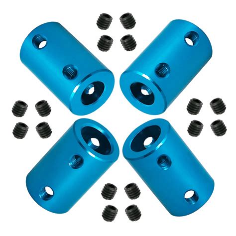 Buy Ohamtes 4Pcs shaft diameter 8mm to 10mm rigid coupling, suitable ...