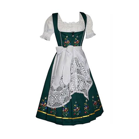 Dirndl Trachten Haus 3 Piece Long German Oktoberfest | Ubuy India